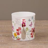 Кружка 350 мл Dunoon Orkney Floral Shimmer красная - 7 фото