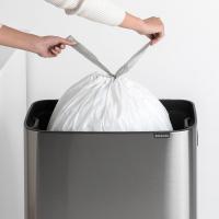 Мусорный бак 60 л Brabantia Bo Touch Bin Hi стальной - 8 фото