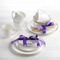 Тарелка обеденная 27 см Royal Worcester Serendipity белая - 2 фото
