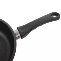 Сковорода антипригарная 24 см AMT Frying Pans Fix черная - 7 фото