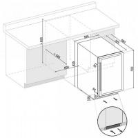 Встраиваемый винный шкаф на 52 бутылок Dunavox DAU-52.146W - 3 фото