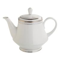 Чайник заварочный 1,1 л Noritake Rochester Platinum белый - 1 фото