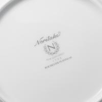 Тарелка десертная 16 см Noritake Rochester Platinum белая - 6 фото