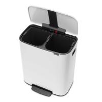 Мусорный бак 2x30 л Brabantia Bo Touch Bin белый - 5 фото