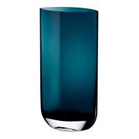 Ваза 20,6х40 см Nude Glass Blade синяя - 1 фото
