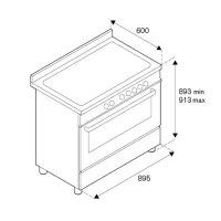 Варочный центр 89,5х60 см Bertazzoni Professional PRO95I1EROT красный - 2 фото