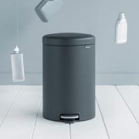 Мусорный бак с педалью 20 л Brabantia NewIcon черный - 4 фото