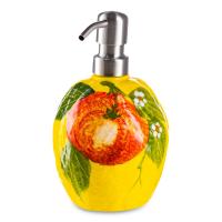Дозатор для мыла Edelweiss Лимоны и апельсины желтый - 2 фото