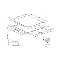 Индукционная варочная панель 60 см Smeg SI4642D - 3 фото