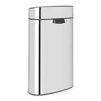 Ведро для мусора 10/23 л Brabantia Touch Bin стальное - 3 фото