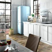 Холодильник двухкамерный 197х60 см Smeg 50's Style FAB32LPB5 голубой - 5 фото