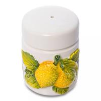 Набор для соли и перца Edelweiss Лимоны и цветы  белый 2 пр - 6 фото