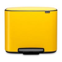 Мусорный бак 36 л Brabantia Bo Pedal Bin желтый - 1 фото