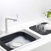 Органайзер для раковины 37,4х34,4х16,1 см Brabantia Sink Side черный - 8 фото