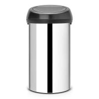 Мусорный бак 60 л Brabantia Touch Bin стальной - 1 фото