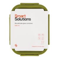 Контейнер  15х19х7 см 640 мл Smart Solutions зеленый - 7 фото