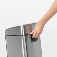 Ведро для мусора 10 л Brabantia Touch Bin стальное - 6 фото