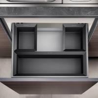 Ящик для мусорной системы 2,5+2,5+7 л Blanco Select II Orga черный - 2 фото