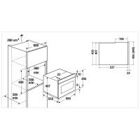 Встраиваемый духовой шкаф с микроволнами Copper 59,5х45,5 см 43 л Kuppersbusch CBM 6350.0 GPH7 серый - 3 фото