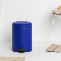 Ведро для мусора 5 л Brabantia NewIcon синее - 6 фото