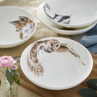 Набор тарелок для пасты Royal Worcester Забавная фауна белый 4 пр - 12 фото