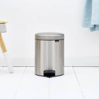 Мусорный бак с педалью 5 л Brabantia NewIcon стальной - 2 фото