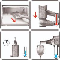 Охладительная рубашка для вина Vacu Vin роял голд - 2 фото