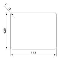 Кухонная мойка 55,3 см Reginox Elite Texas L 18x40+30x40 Matt OKG матовая нержавеющая сталь - 4 фото