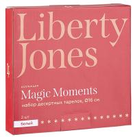 Набор тарелок 16 см Liberty Jones Magic Moments 2 шт белый - 8 фото