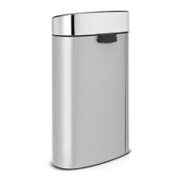 Мусорный бак 40 л Brabantia Touch Bin серый - 3 фото