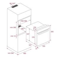 Духовой шкаф 60 см Kuppersberg Hi-Tech FH 611 B черный - 5 фото