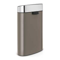 Мусорный бак 40 л Brabantia Touch Bin серый - 3 фото