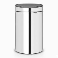 Ведро для мусора 10/23 л Brabantia Touch Bin стальное - 1 фото