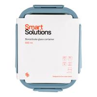 Контейнер  15х19х7 см 640 мл Smart Solutions синий - 7 фото