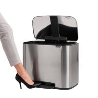 Мусорный бак 36 л Brabantia Bo Pedal Bin стальной - 9 фото