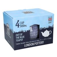 Чайник Lattice 900 мл Kitchen Craft London Pottery Out Of The Blue - 3 фото