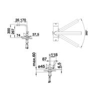 Смеситель Blanco Fontas II UltraResist - 3 фото