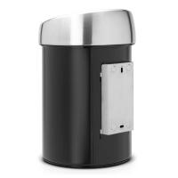 Ведро для мусора 3 л Brabantia Touch Bin черное - 3 фото