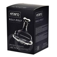 Графин для виски 750 мл Krosno Roly-Poly - 3 фото