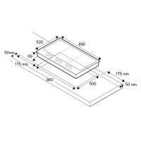 Газовая варочная панель 90х52,2 см Bertazzoni Professional PM36500X стальная - 2 фото