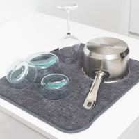 Коврик для сушки посуды 47х40х1 см Brabantia Sink Side серый - 2 фото