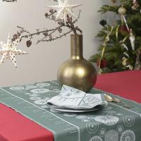 Салфетка 53х53 см Tkano New Year Essential зеленая - 5 фото