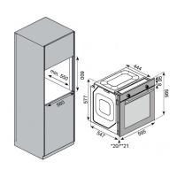 Электрический духовой шкаф 59,5 см Kuppersberg Hi-Tech HF 603 B черный - 5 фото