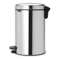 Мусорный бак с педалью 12 л Brabantia NewIcon стальной - 2 фото