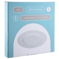 Набор тарелок 21 см Liberty Jones Soft Ripples 2 шт белый - 5 фото