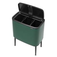 Мусорный бак 11+11+11 л Brabantia Bo Touch Bin зеленая сосна - 4 фото