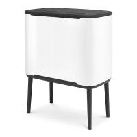 Мусорный бак 3х11 л Brabantia Bo Touch Bin белый - 4 фото