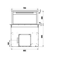 Встраиваемая вытяжка 88х65,7-106,3 см Kuppersbusch DD 9840.0 S черная - 4 фото