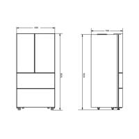 Холодильник French door 182х83,5 см Kuppersberg High-Tech RFFI 184 WG белый - 14 фото