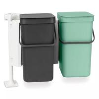 Ведро для мусора 24 л Brabantia Sort & Go разноцветное - 2 фото